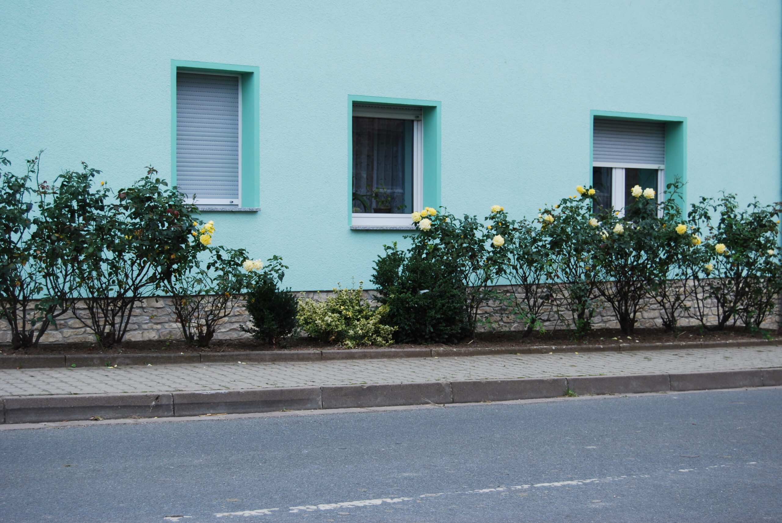 Haussockel mit Wandverblender Marmaris