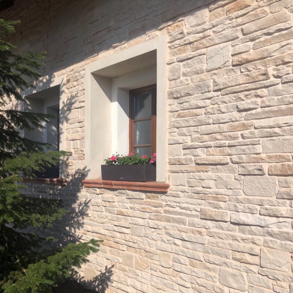 Split Sandstone Roma Wandverblender Hausfassade